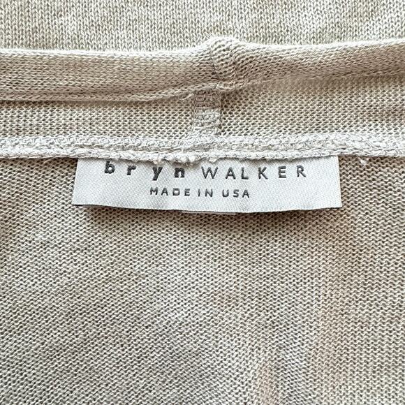Bryn Walker Women’s Cotton/Cashmere Waterfall Open Front Shrug Size Medium EUC - Picture 4 of 7